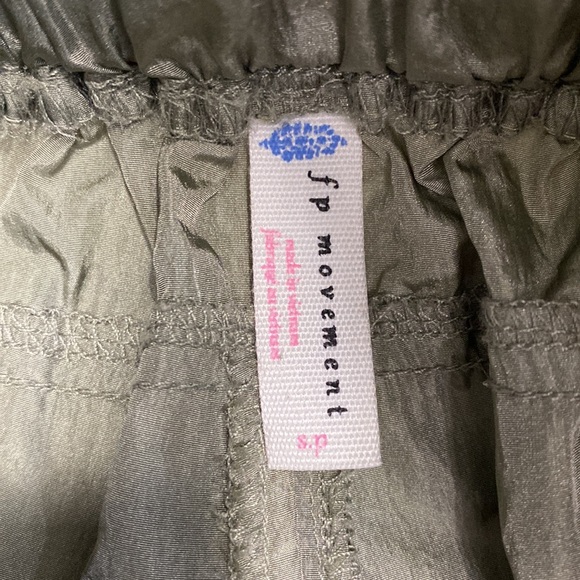 Free People The Way Home Jogger Pants Women's Small Pull On Green - Picture 9 of 10